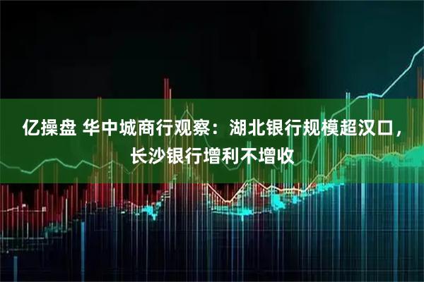 亿操盘 华中城商行观察：湖北银行规模超汉口，长沙银行增利不增收